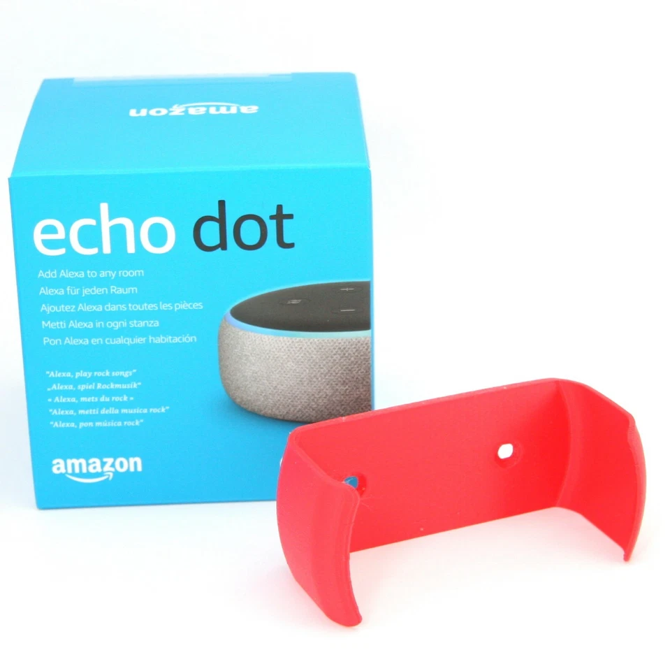 Amazon Echo Dot (3. Generation) Alexa Grau NEU Zubehör Kombination AUSWAHL - Bild 2 von 4