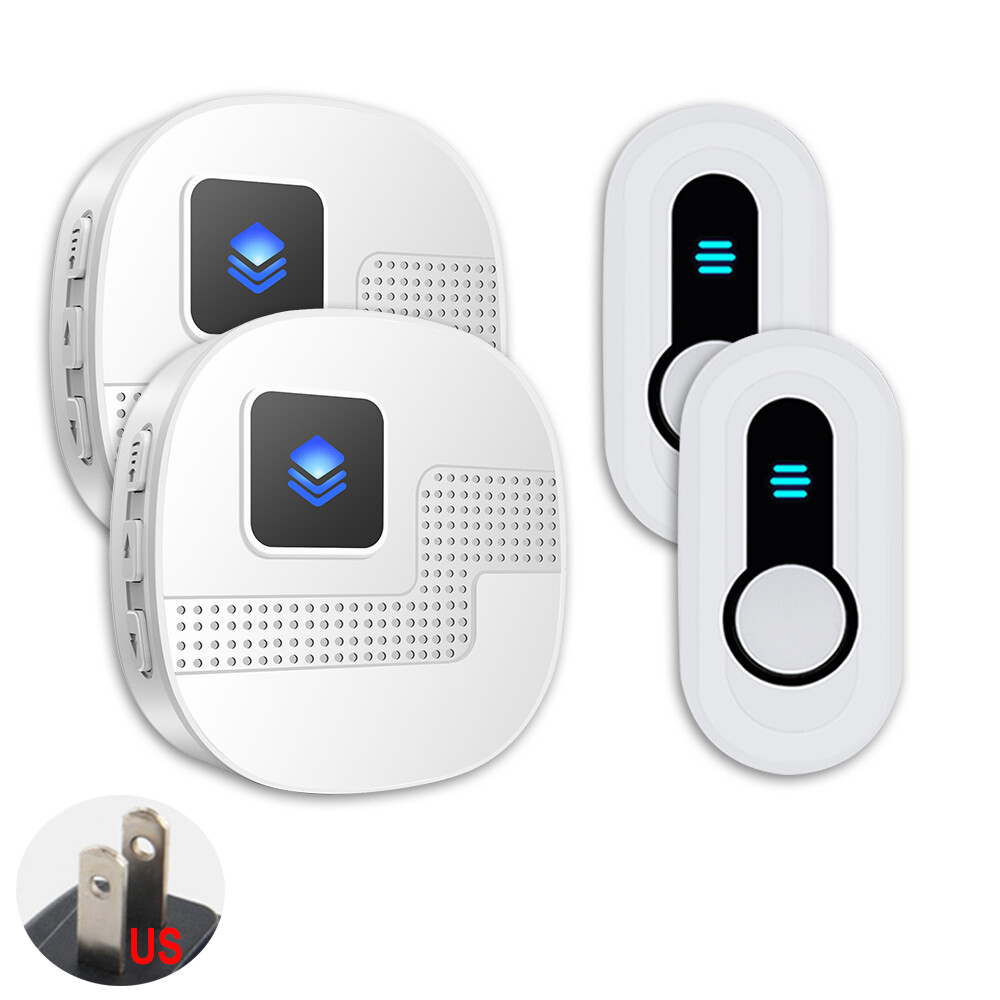 Waterproof Wireless Doorbell with 1300+ ft Range and Chime-image