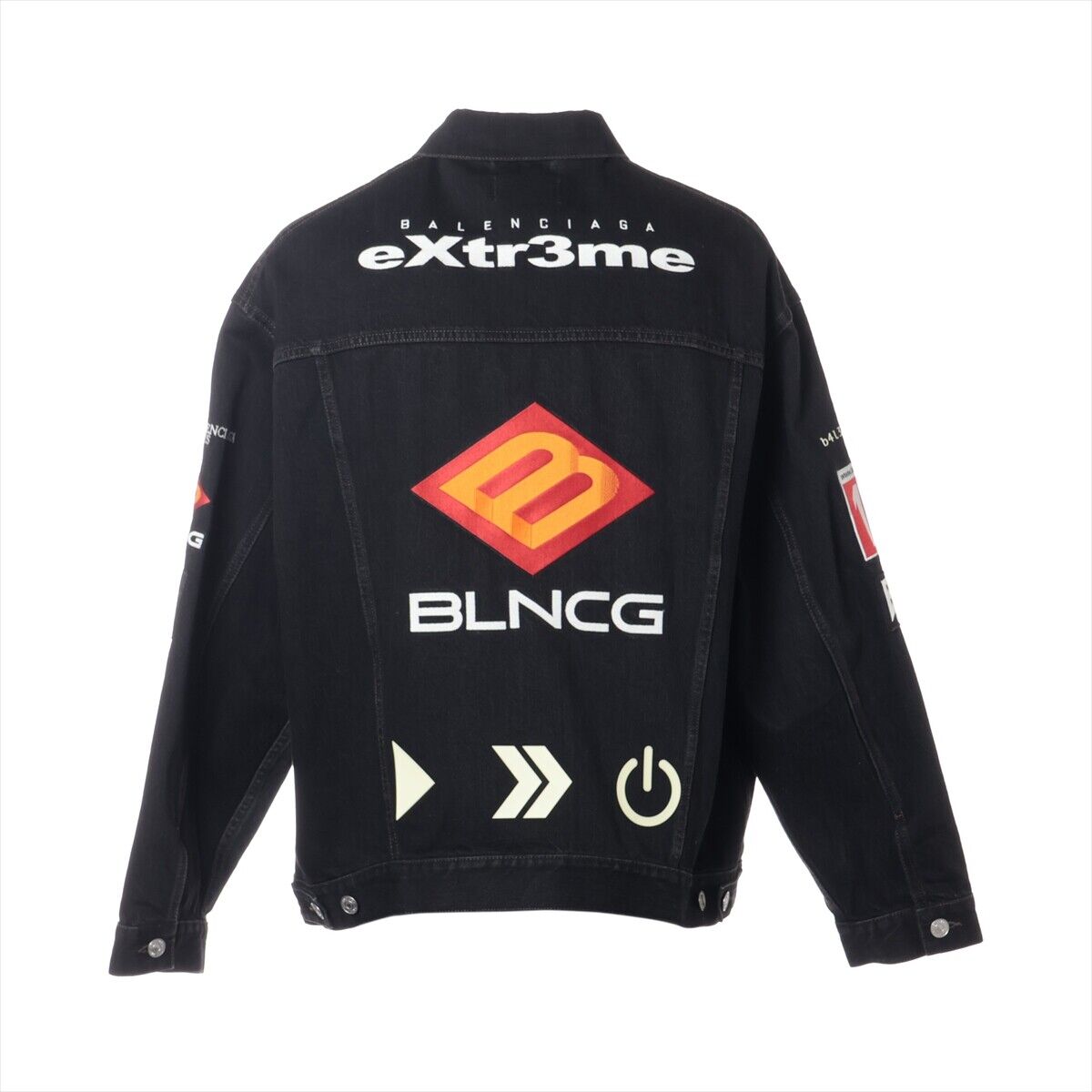 Balenciaga 21 years Cotton & Polyester Denim Jacket M Men's Balenciaga 21 years Cotton & Polyester Denim Jacket M Men's
