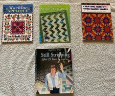6 quilting books Still Stripping; Strip Thera...