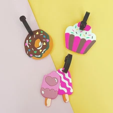 Wrapables Silicone Animal Luggage Tag with ID Card (Set of 3)