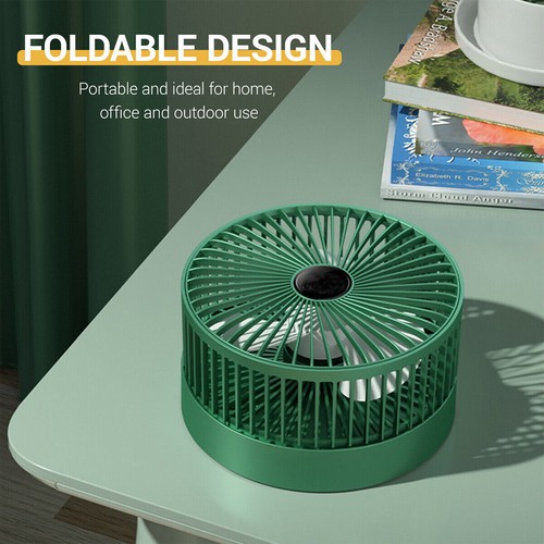 Fan Foldable Table Desk Fan Telescopic Floor 3 Speeds - Picture 13 of 19