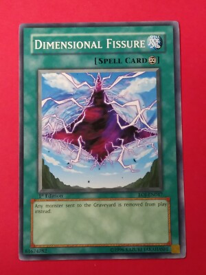 Yugioh Enemy Of Justice- 1x Dimensional Fissure - EOJ-EN047 - 1st Common - LP