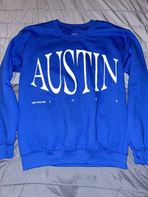 Post Malone Austin Crewneck Sweatshirt Tour Merch Size Small