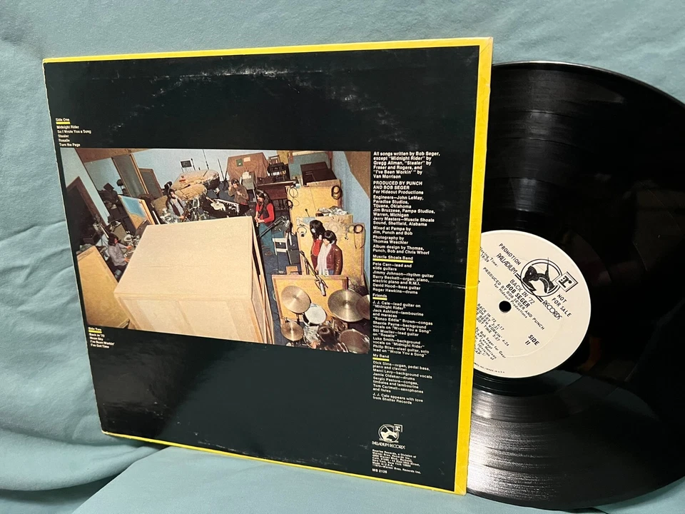 Bob Seger  "Back in '72"   WHITE LABEL PROMOTIONAL     1973    Palladium Label - Image 4 of 4