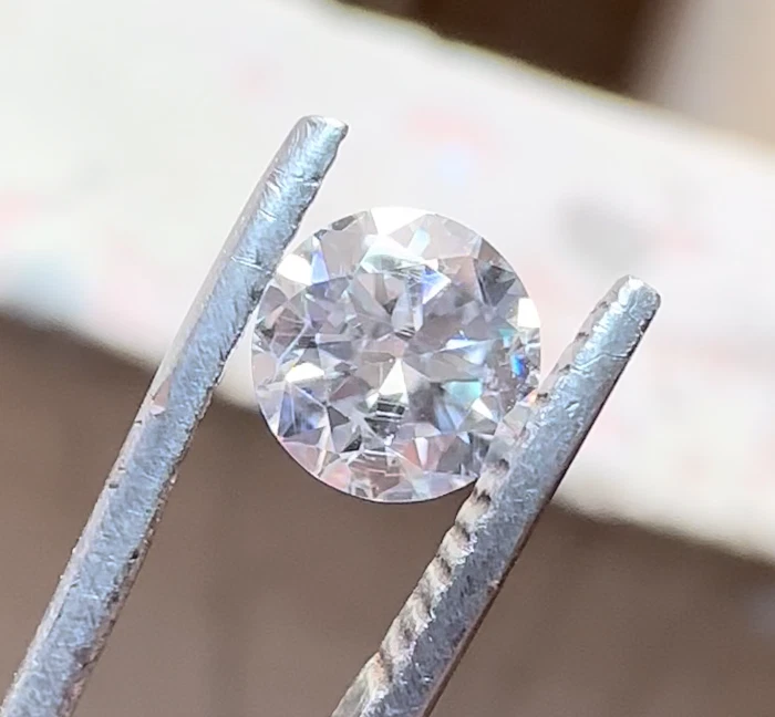 0.60 Ct D Color SI1 Clarity CVD Lab Grown Loose Diamond Round 5.90 mm  Certified - Image 3 of 3