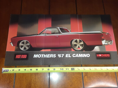 #ad 1967 EL CAMINO MOTHERS WAX ORIGINAL POSTER 2005 AD $13.95