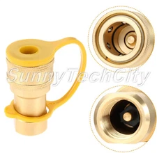 1/2" Propane Tank Gas Quick Dis Connect Adapter Gas Connector Male Insert Plug