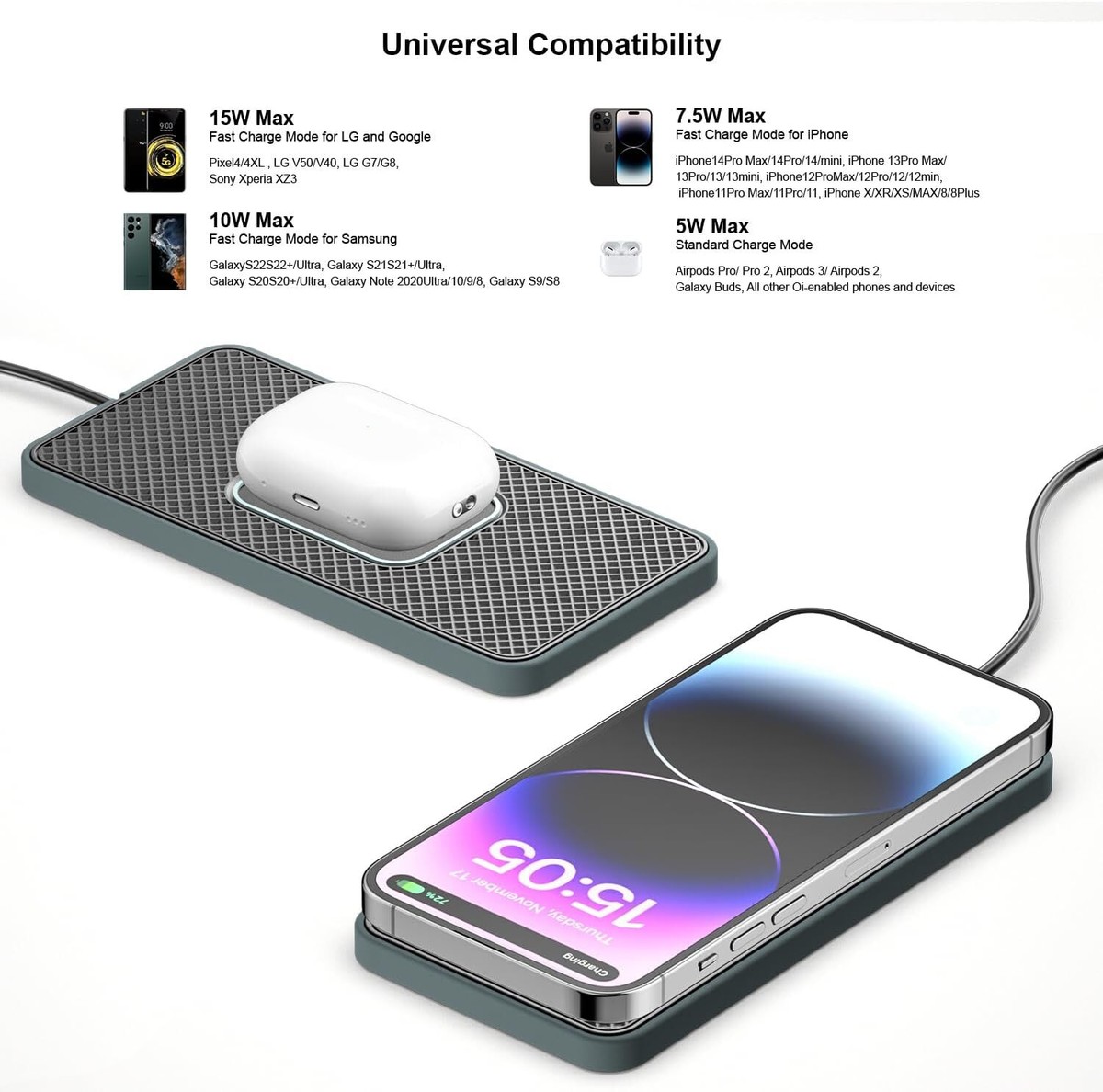 Native Union Drop Wireless Charging Pad W Unigen Unipad Wireless