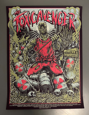 Toxic Avenger by Godmachine Poster Art Print Limited Edition Bottleneck 18x24