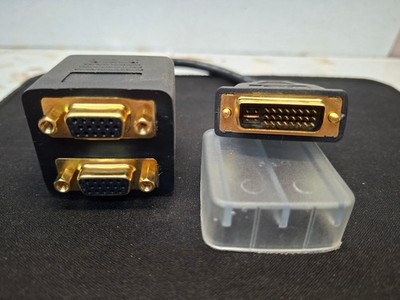 HAURTIAN E164535, Verbindungskabel DVI-A Stecker auf 2 x VGA Buchse