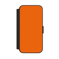 KlapphüLle FüR Apple Iphone 16 Farbe Einfarbig Orange