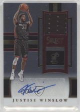2017-18 Panini Select Auto Memorabilia 148/149 Justise Winslow #AM-JWL Auto 2r7