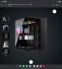 Corsair 6500X mit 3 rgb QL Lüfter  und Coman...