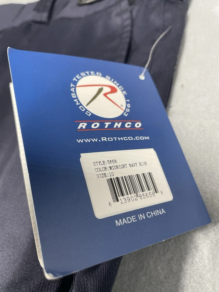 Rothco Womens Tactical Cargo Pants Size 10 EMT Uniform Duty Work Style 5658 Navy - Image 4 of 4