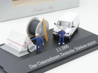 Herpa PMS VW 1995 Detusche Telekom startet Diorama VW wie NEU! OVP BL 1705-15-89 - Bild 1 von 3