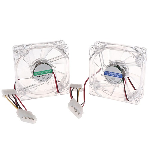 PC Computer Fan Cooling Fan Unit Fan 8025 8cm with LED Lights Chassis Fan - Photo 4/10