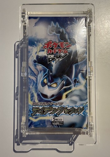 Pokémon Schwarz Weiß Display Booster Box Thunder Knuckle 1.Edition Japanisch OVP