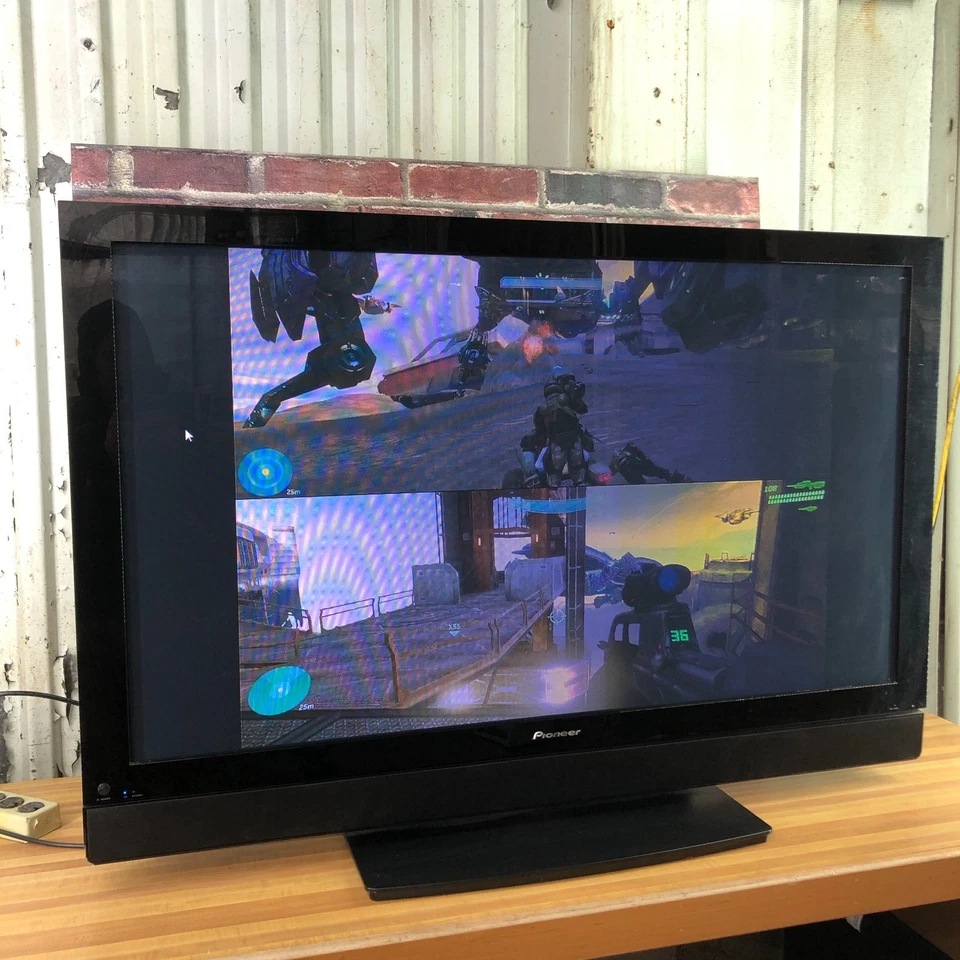 2007 Pioneer PDP-5071PU 50" 720p Plasma TV for Retro Gaming w/Remotes - Image 2 of 4