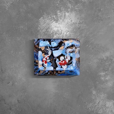 Jelly Key Artisan Key Cap - Zen Pond - Lost then found - BlueLagoon Cherry 1.25u