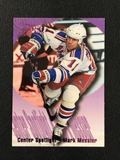 1994-95 Flair #8 Mark Messier Center Spotlight New York Rangers