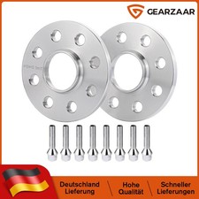 Spurverbreiterungen Geeignet für VW 4x100 57,1 2x10mm mit Radschrauben Silver