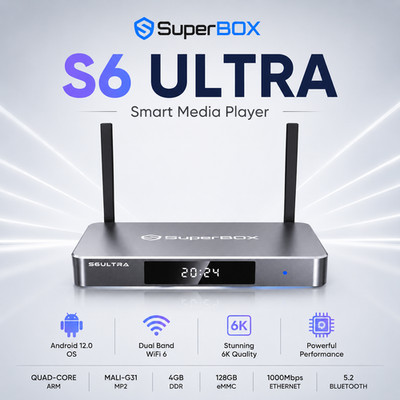 SuperBox S6 Ultra TV BOX 128G Memory Message To Me Have Surprise Free Ship