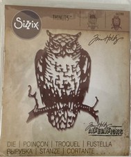 Sizzix Tim Holtz Thinlits Die - 662380 ORNATE OWL