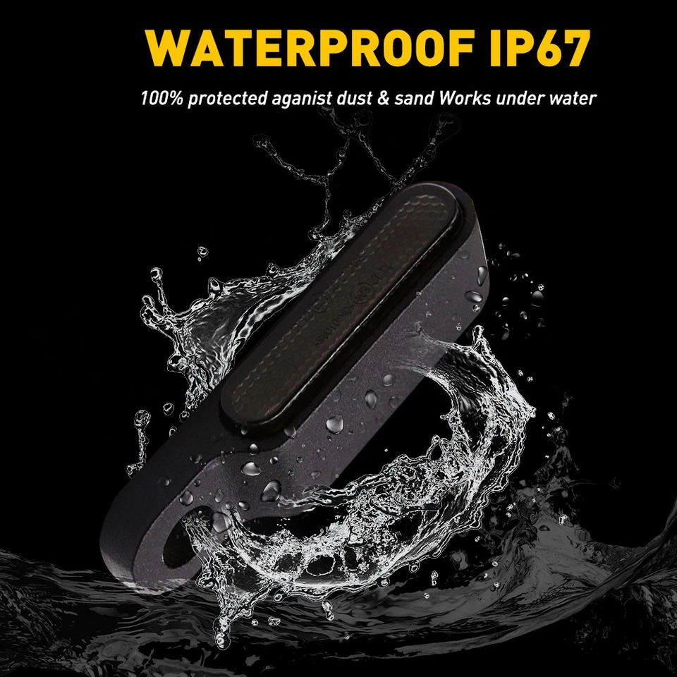 Светодиодные указатели поворота желтые мигалки белые ходовые огни для мотоциклов Kawasaki BMW - Изображение 2 из 4