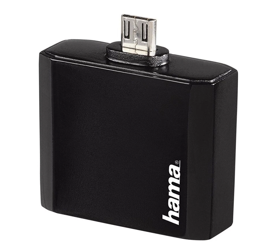 Hama Micro-USB OTG Adapter SD Kartenleser Card Reader Daten-Kabel Handy Tablet - Bild 2 von 4