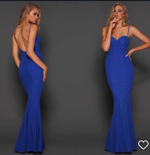 Elle Zeitoune Dress Size AU/UK 10 US 6 Cobalt Blue Louisa Bustier Gown Formal