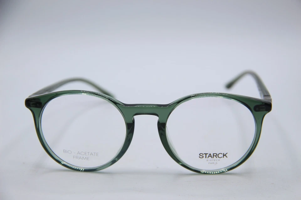 НОВЫЙ STARCK EYES SH 3079 0005 КРИСТАЛЛ ЗЕЛЕНЫЙ ПОДЛИННЫЙ ОЧКИ С ЧЕХЛОМ 49-20 - Изображение 2 из 4