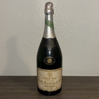 G.H. MUMM Cordon Rouge Champagne Advertising For Display Bottle 16  Empty