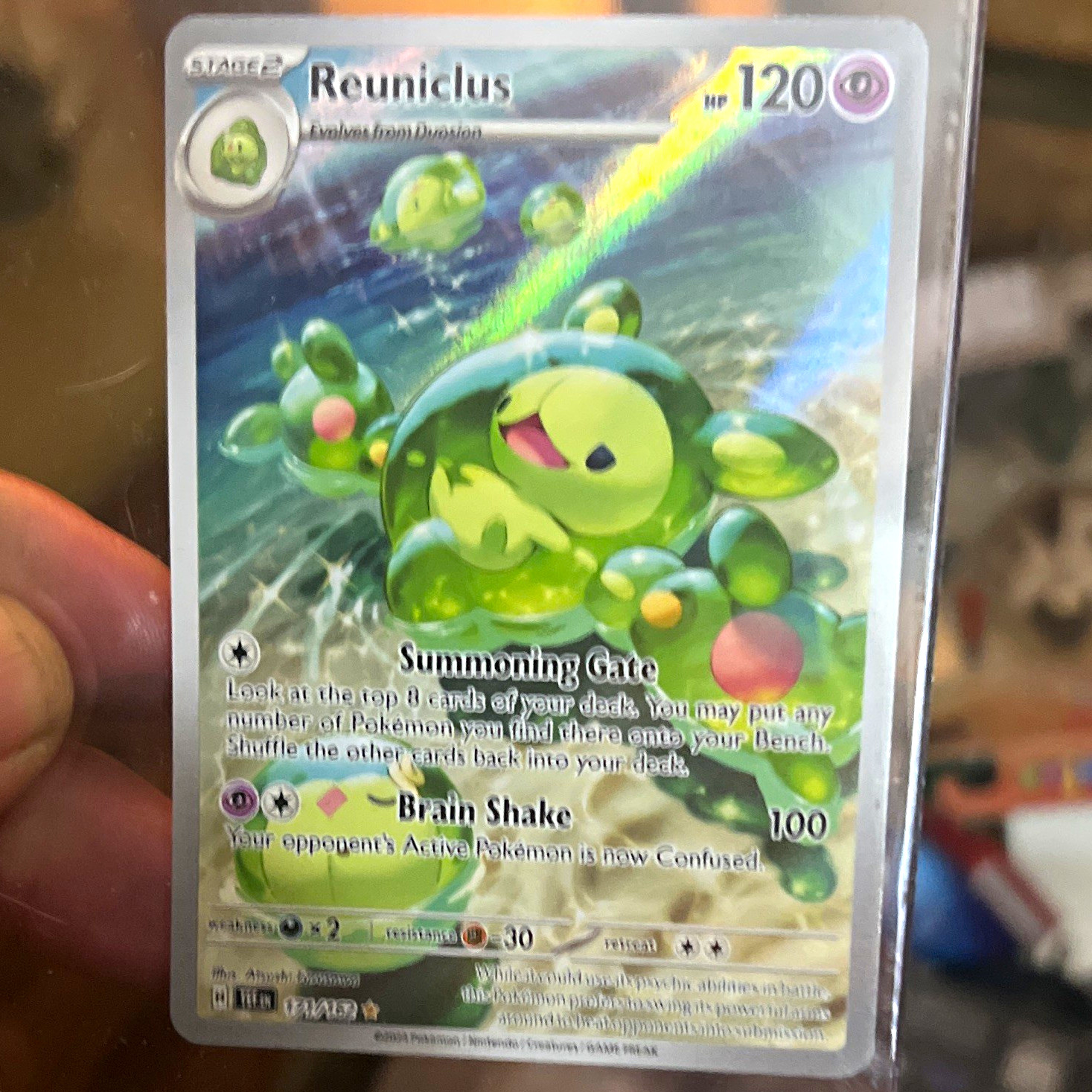 Nintendo Pokemon TCG Reuniclus 57/114 Holo Rare Stage 2 120 HP EN 2011