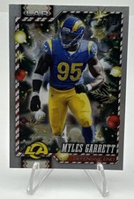 2026 Topps Holiday - Myles Garret 119 Gray Glitter Rams