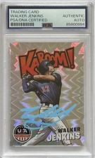 2023 Panini USA Stars & Stripes KABOOM #K4 Walker Jenkins Signed PSA DNA Auto