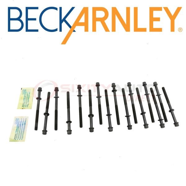 Beck Arnley Engine Cylinder Head Bolt Set for 2005-2015 Honda Pilot - Block  rb