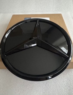 Passend für Mercedes-Benz Kühlergrill Stern Emblem EQA H243 EQB X243 Glanz SCHWARZ