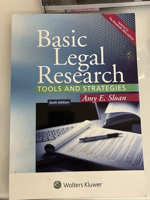 Basic Legal Research: Tools and Strategies [Connected Casebook] (Aspen Co - VG