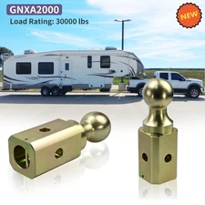 GNXA2000 Gooseneck Turn Over Ball 2-5/16 Replacement Gooseneck Hitch Ball B&W