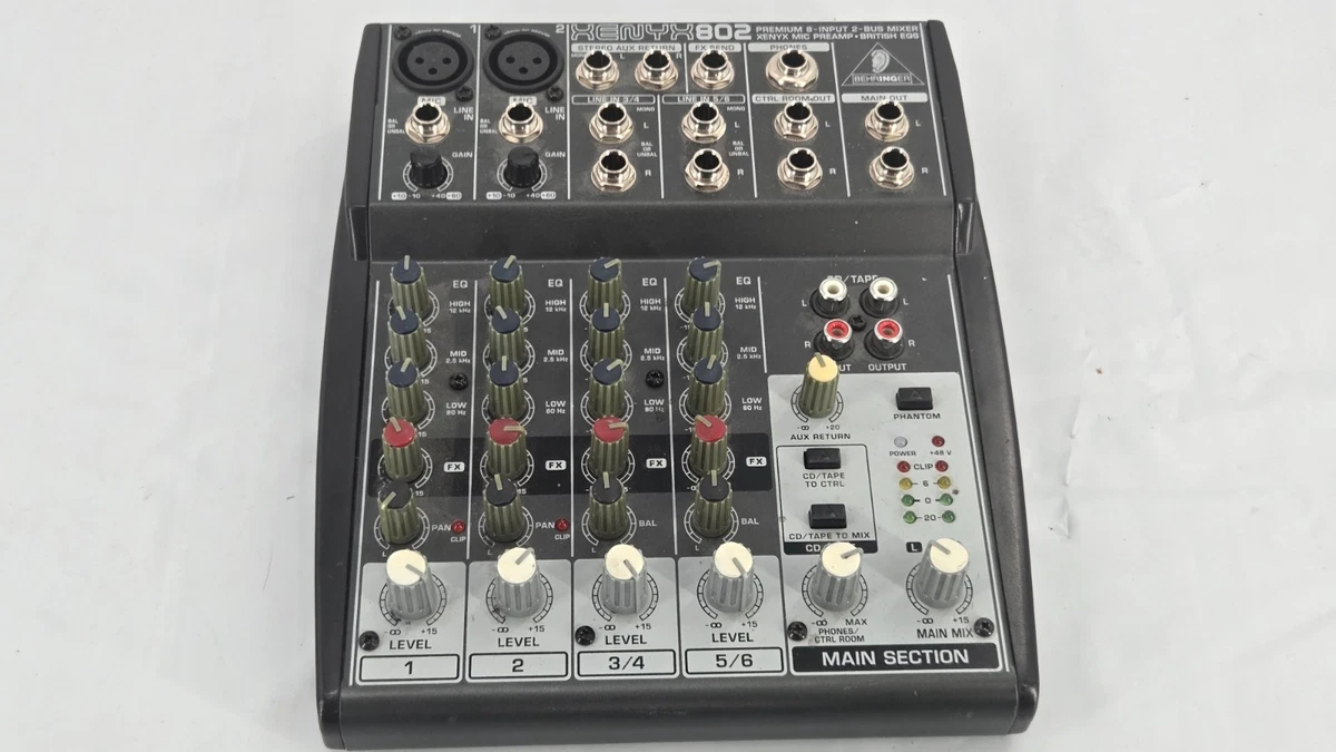 Behringer Xenyx 802 Mixer for sale - eBay