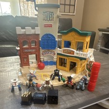 Fisher-Price Western Town Playset Lot w/ Figures, Accessories Rare