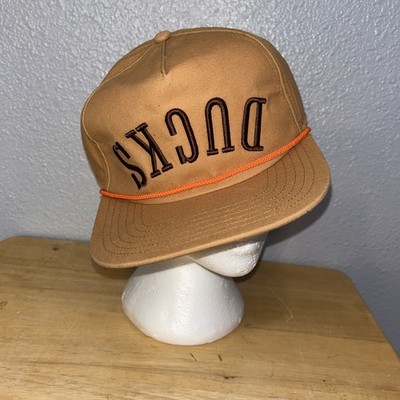 Yeti Flat Brim Rope Hat Snapback Dead DUCKS Brown