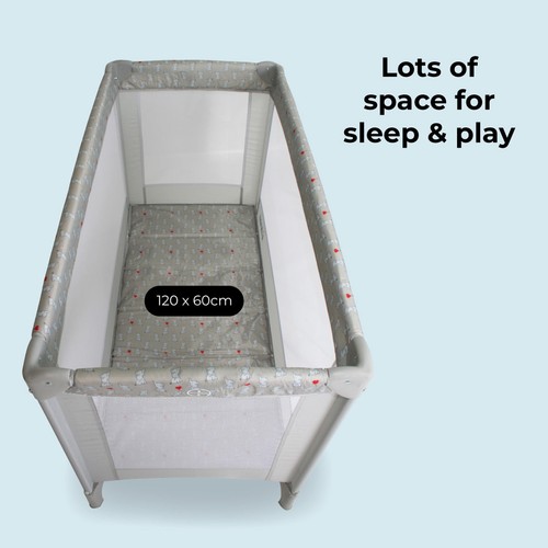 My Babiie MBTC1 Travel Cot - Elephants - Picture 5 of 7