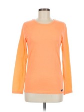 Adar Women Orange Long Sleeve T-Shirt M