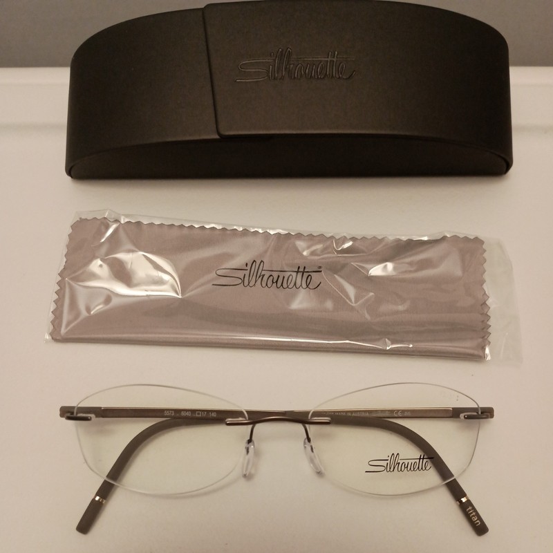 NEW Silhouette The Dawn Model 5573 color 6040 Dusty Greyish FD size 51/17/150