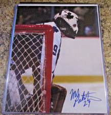 MIKE PALMATEER SIGNED 8x10 PHOTO TORONTO MAPLE LEAFS COA (C)