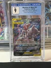 MEWTWO & MEW GX 2019 POKEMON BLACK STAR PROMOS  #SM191 CGC 9