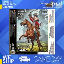 Master Box 35248 1/35 Indian Wars Series. Ambush Attack Plastic model kit