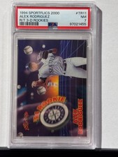 1994 Sportflics 2000 #TR11 Alex Rodriguez 3-D Rookies RC PSA 7